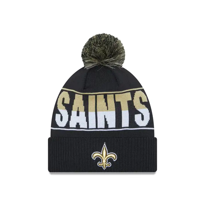 New Orleans Saints NFL 23 Jacquard MB Knit BLK