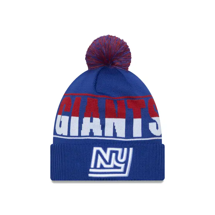 New York Giants NFL 23 Jacquard MB Knit Classics BLEU