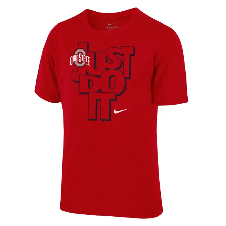 T-shirt Légende JDI pour jeune Ohio State Buckeyes NCAA 23 Rouge WOR