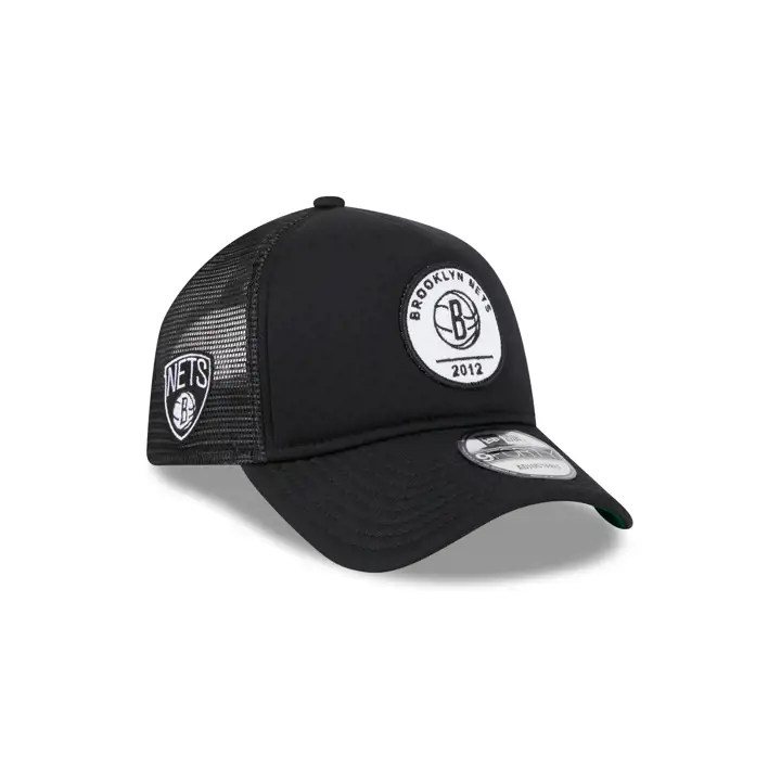 Brooklyn Nets PATCH 9FORTY AF TRUCKER BLK