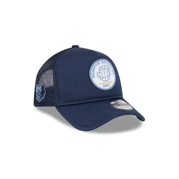 MEMPHIS GRIZZLIES PATCH 9FORTY AF TRUCKER MARINE