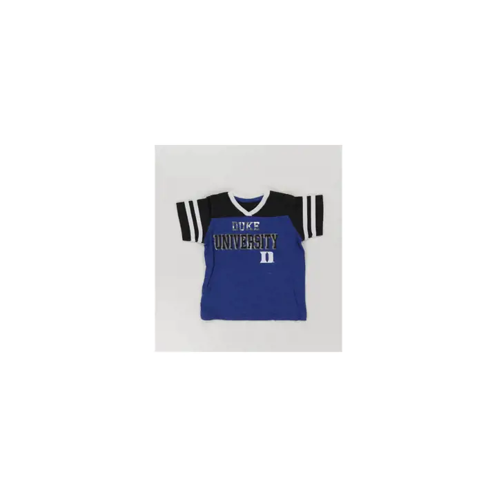 T-shirt d'été à col en V Duke Blue Devils NCAA pour tout-petit fille 23