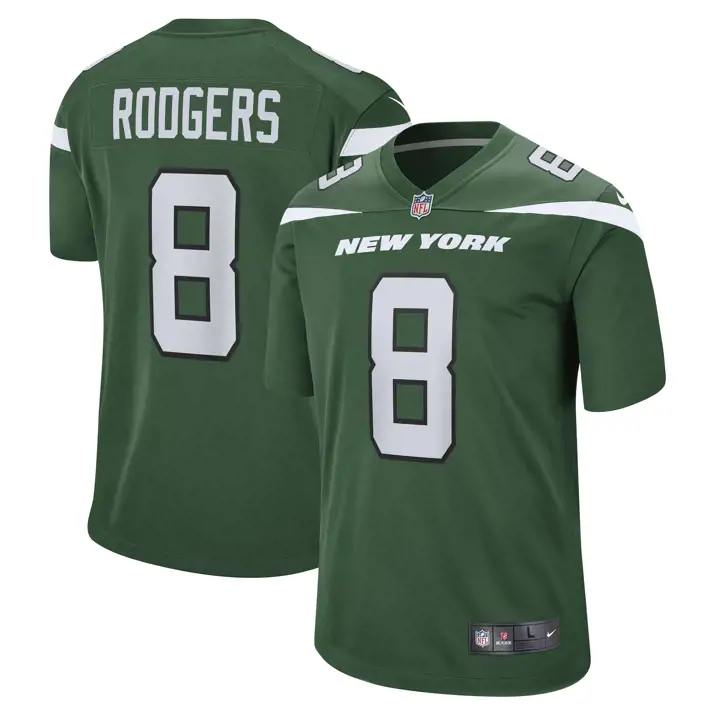 NEW YORK JETS NFL Maillot de match homme AARON RODGERS GRN
