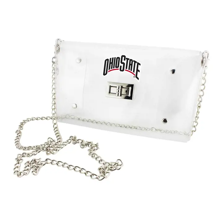 Sac bandoulière transparent Ohio State Buckeyes Enveloppe