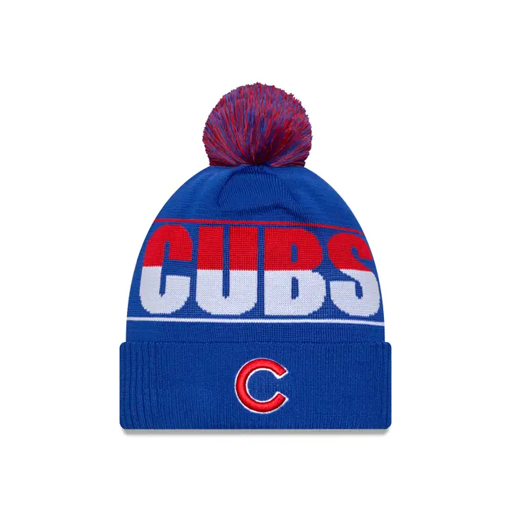 Chicago Cubs MLB 23 Jacquard MB Tricot BLEU/ROUGE/BLANC