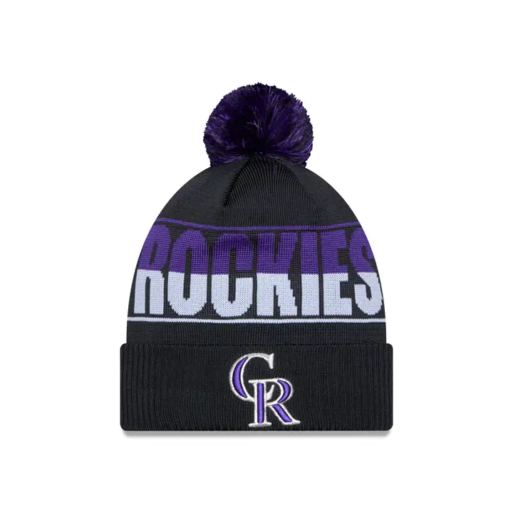 Colorado Rockies MLB 23 Jacquard MB Tricot NOIR/VIOLET/BLANC