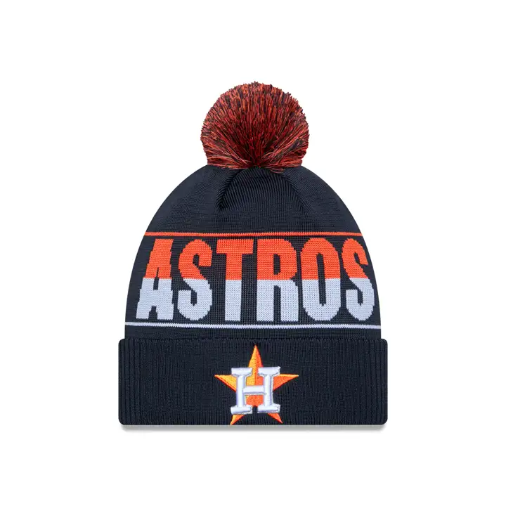 Houston Astros MLB 23 Bonnet Jacquard MB BLEU MARINE/ORANGE/BLANC