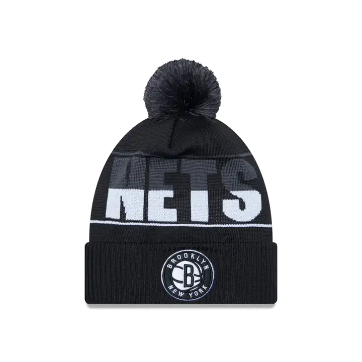 Brooklyn Nets NBA 23 Jacquard MB Knit NOIR/CHARBON/BLANC