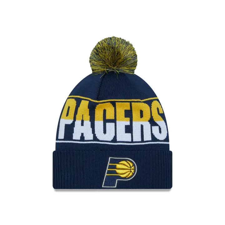 Indiana Pacers NBA 23 Maille Jacquard MB MARINE/JAU/BLA