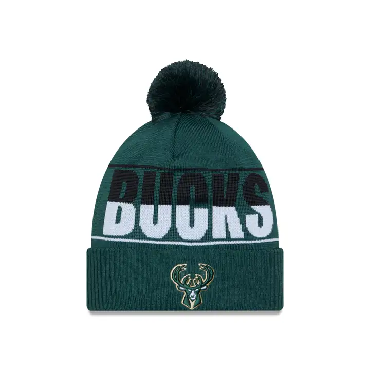 Milwaukee Bucks NBA 23 Jacquard MB Tricot Vert Foncé/Ivoire/Blanc