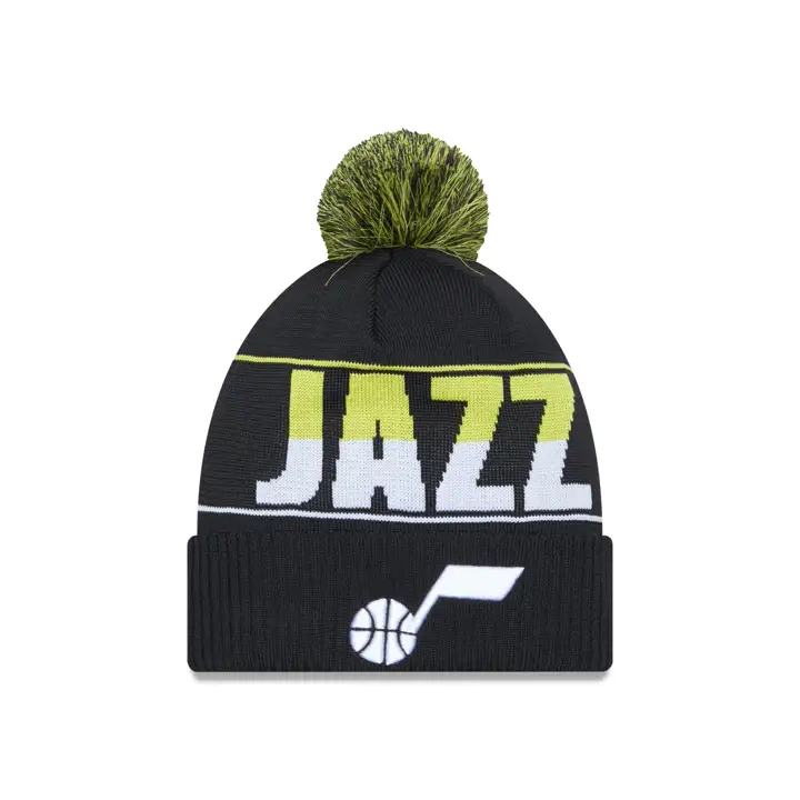 Utah Jazz NBA 23 Jacquard Maille MB Noir/Jaune/Blanc