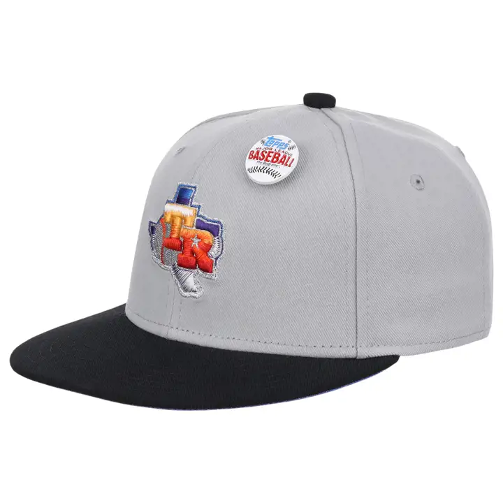 Texas Rangers MLB MN TOPPS 2022 CHROME COSMIC FITTED GRY/BLK