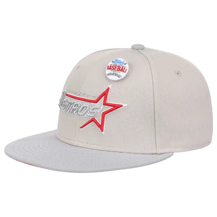 Casquette ajustée Houston Astros MLB MN TOPPS 2022 OFF WHITE CHROME DKG