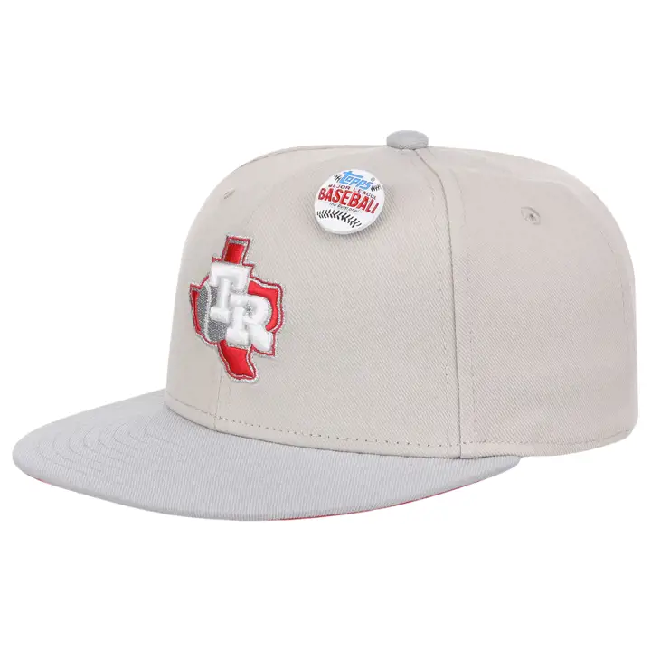 Casquette ajustée Texas Rangers MLB MN TOPPS 2022 OFF WHITE CHROME DKGR