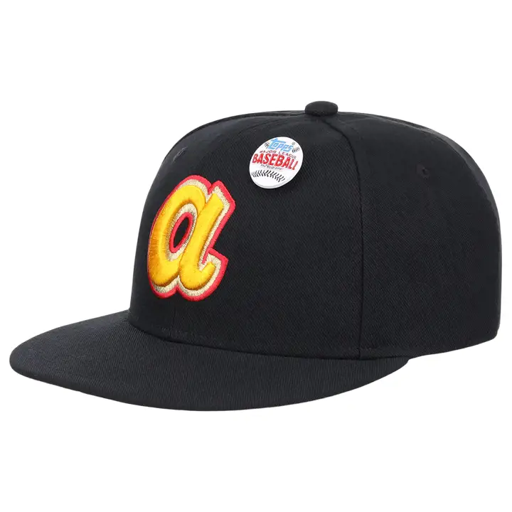 Atlanta Braves MLB MN TOPPS 2001 FITTED NOIR/NOIR/OR MT