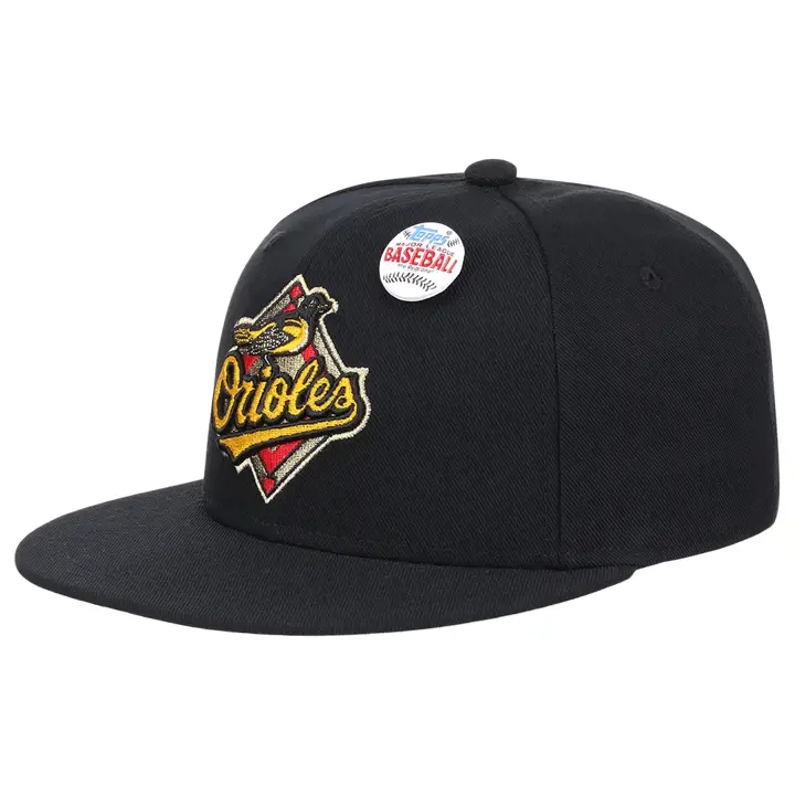 Casquette ajustée Baltimore Orioles MLB MN TOPPS 2001 NOIR/NOIR/OR MT