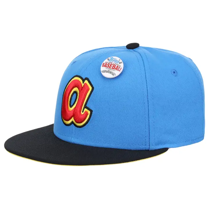 Casquette ajustée MLB TOPPS 1989 Atlanta Braves LBL/NOIR/JAUNE