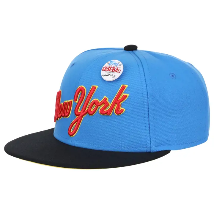 New York Mets MLB MN TOPPS 1989 FITTED LBL/BLK/YEL