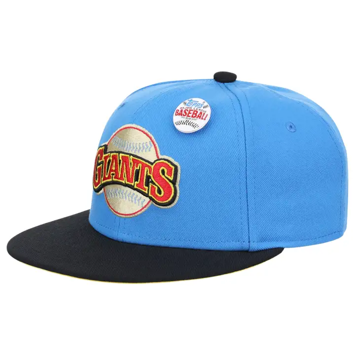 Casquette ajustée MLB TOPPS 1989 San Francisco Giants LBL/BLK/YEL