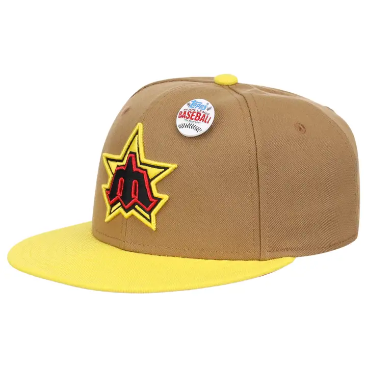 Casquette ajustée MLB MN TOPPS Seattle Mariners 1978 MARRON/JAUNE/ORANGE