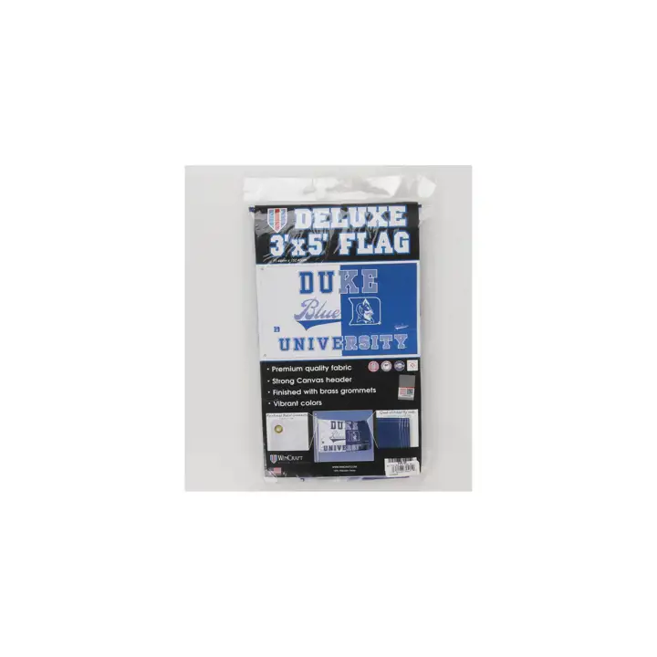 Duke Blue Devils Drapeau de Luxe 3x5 Wincraft - Split ast