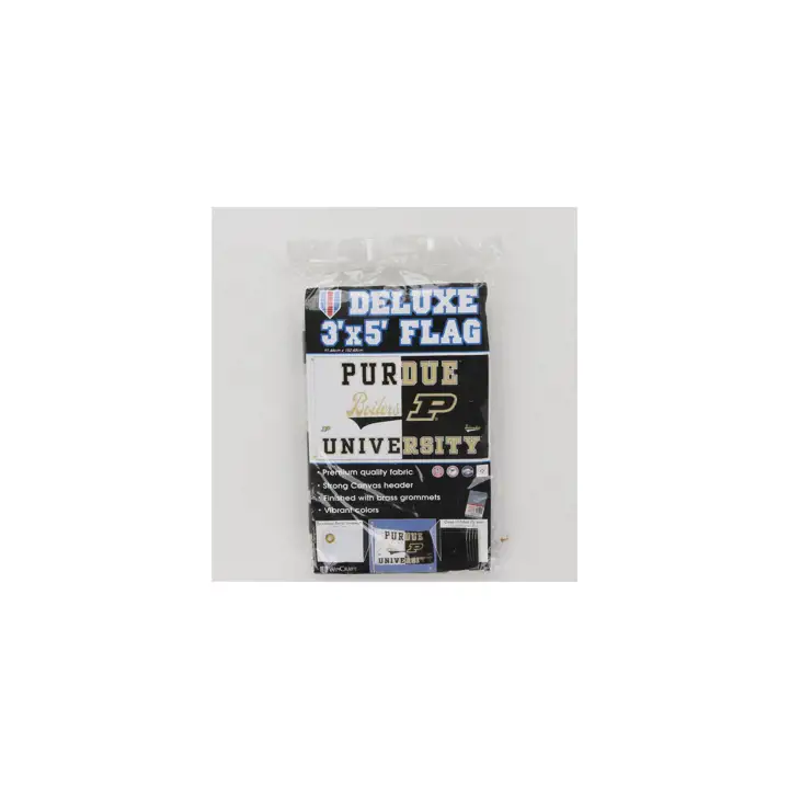 Drapeau de luxe 3x5 Purdue Boilermakers Wincraft - Fendu ast