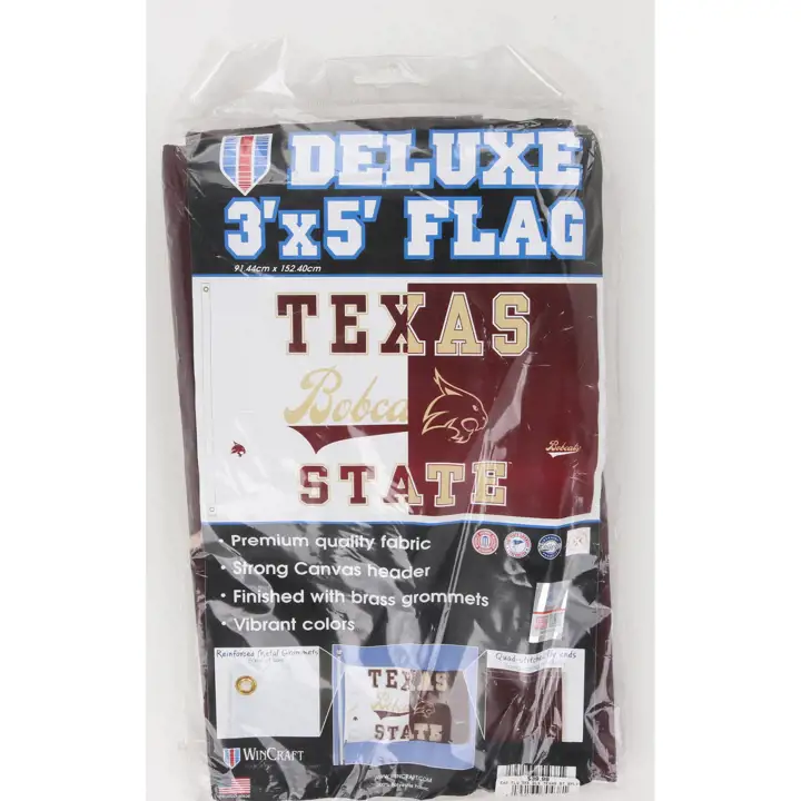 Drapeau de luxe de l'État du Texas 3x5 Wincraft - Split ast