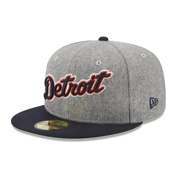 Detroit Tigers MLB 2-Tone Melton 59FIFTY GRIS/MARINE/VERT
