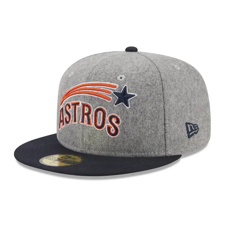 Houston Astros MLB 2-Tone Melton 59FIFTY GRIS/BLEU MARINE/VERT