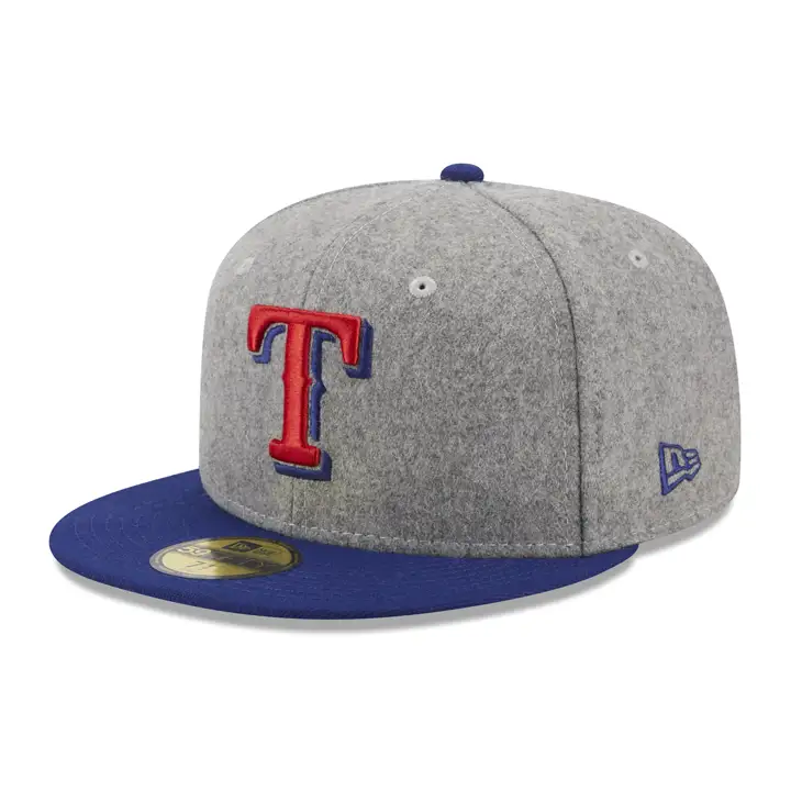 Casquette 59FIFTY Texas Rangers MLB Bicolore Melton GRIS/BLEU/VERT