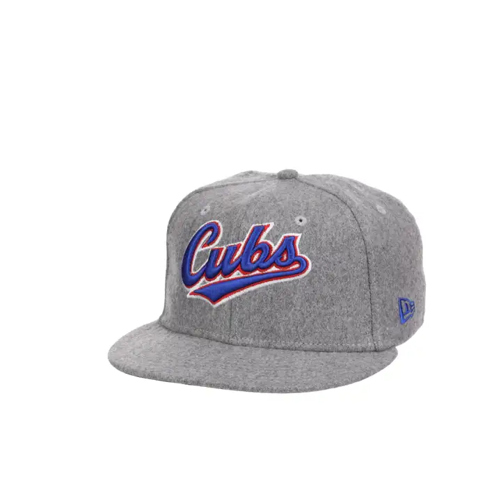 Chicago Cubs MLB Melton Gris 59FIFTY GRIS/NOIR/VERT
