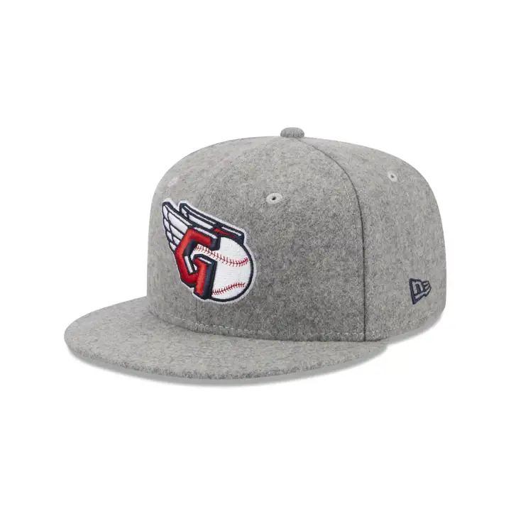 Cleveland Guardians MLB Gray Melton 59FIFTY GRY/BLK/GRN