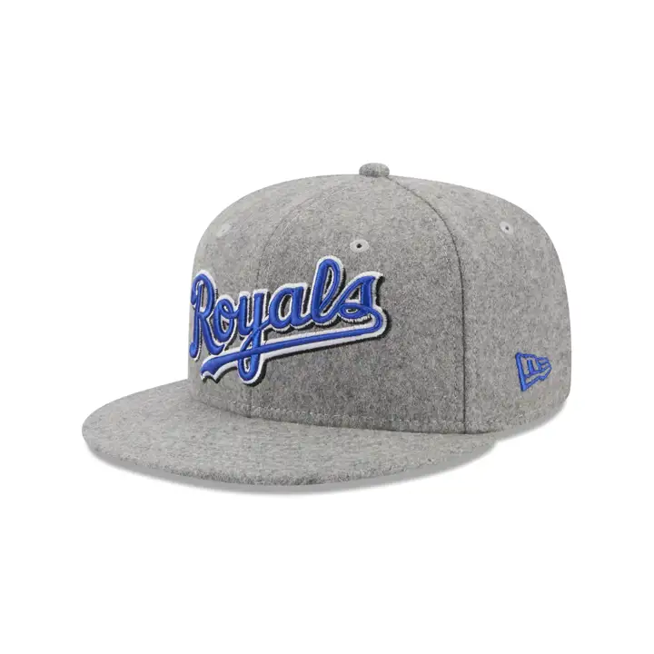Kansas City Royals MLB Gris Mélangé 59FIFTY GRIS/NOIR/VERT