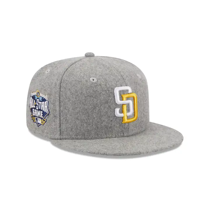 San Diego Padres MLB Gray Melton 59FIFTY GRY/BLK/GRN