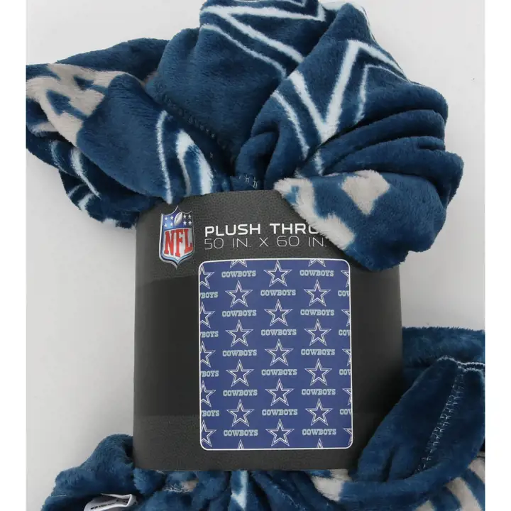 Plaid en molleton Dallas Cowboys 50x60 AST