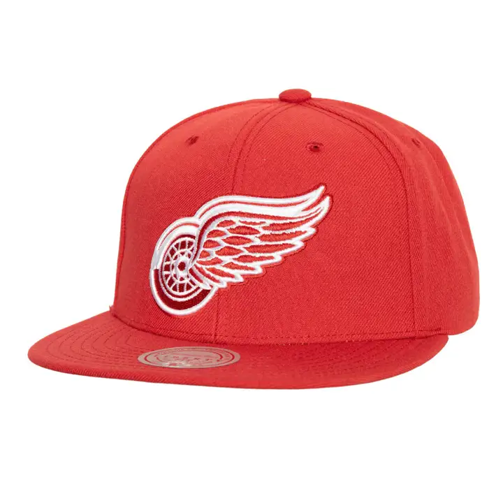 DETROIT RED WINGS MN LNH TC 2COULEURS CASQUETTE RÉGLABLE ROUGE