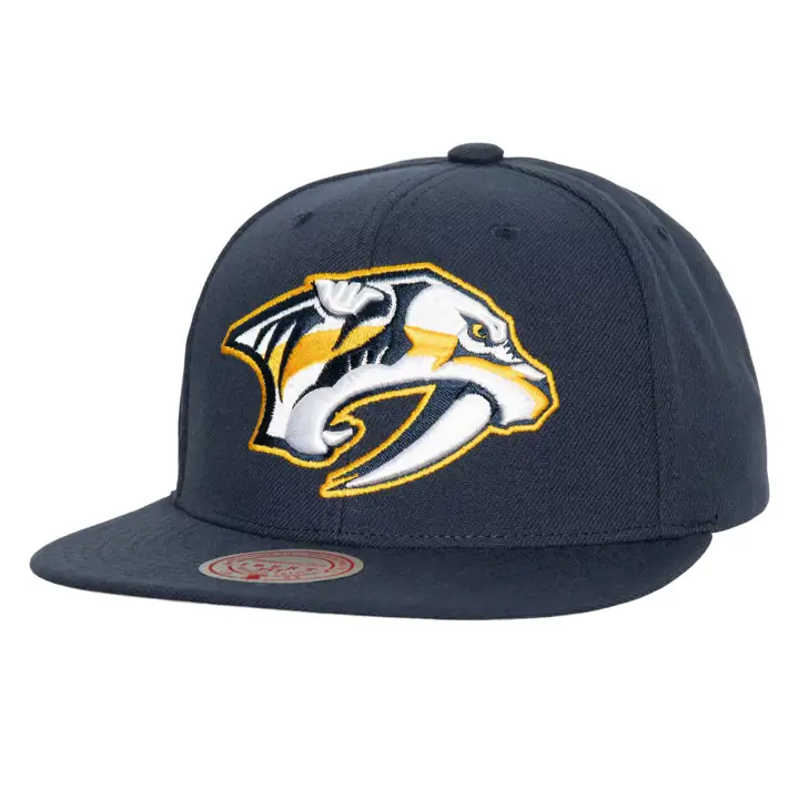 CASQUETTE SNAPBACK NASHVILLE PREDATORS MN NHL TC 2HIT BLEU MARINE