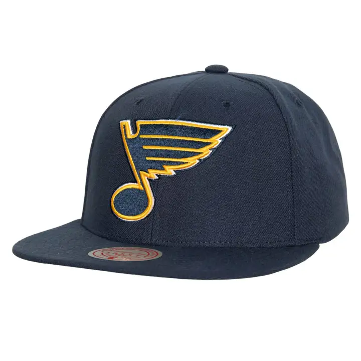 ST. LOUIS BLUES MN LNH TC CASQUETTE SNAPBACK 2 HITS BLEUE