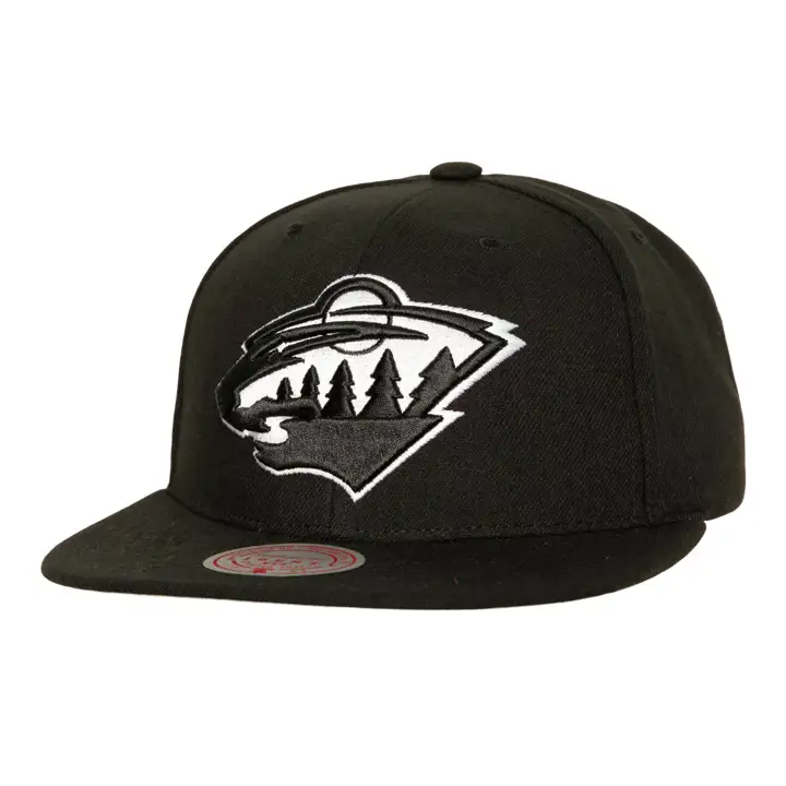MINNESOTA WILD MN LNH CASQUETTE AJUSTABLE NOIR-BLANC NOI/BLA