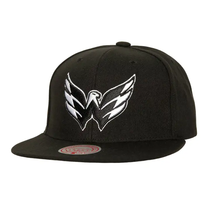 WASHINGTON CAPITALS MN NHL Casquette Snapback noir et blanc Noir/blanc