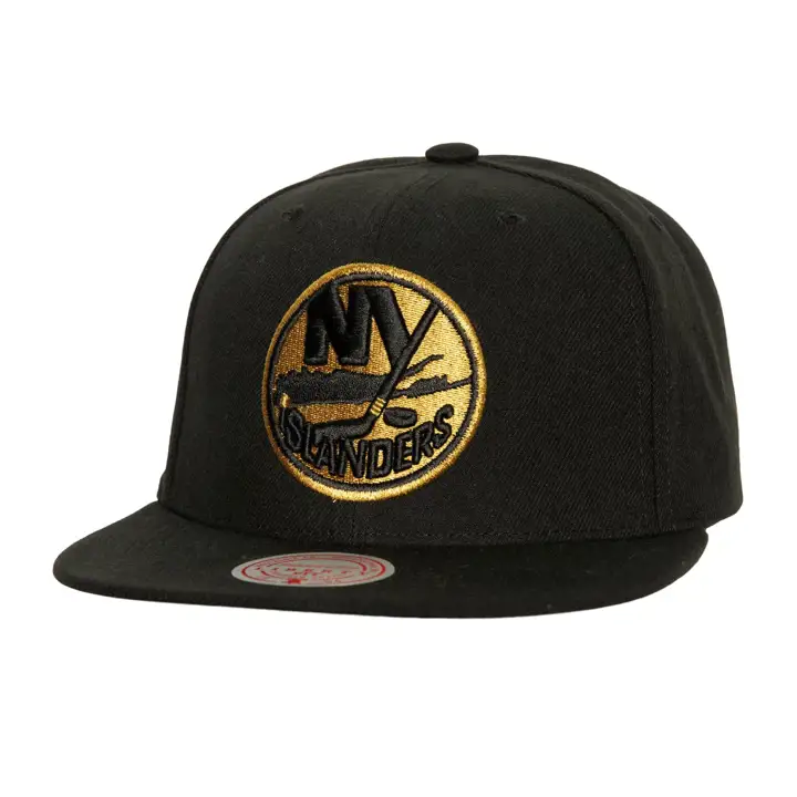 CASQUETTE SNAPBACK NEW YORK ISLANDERS MN NHL NOIR/OR MÉTALLISÉ