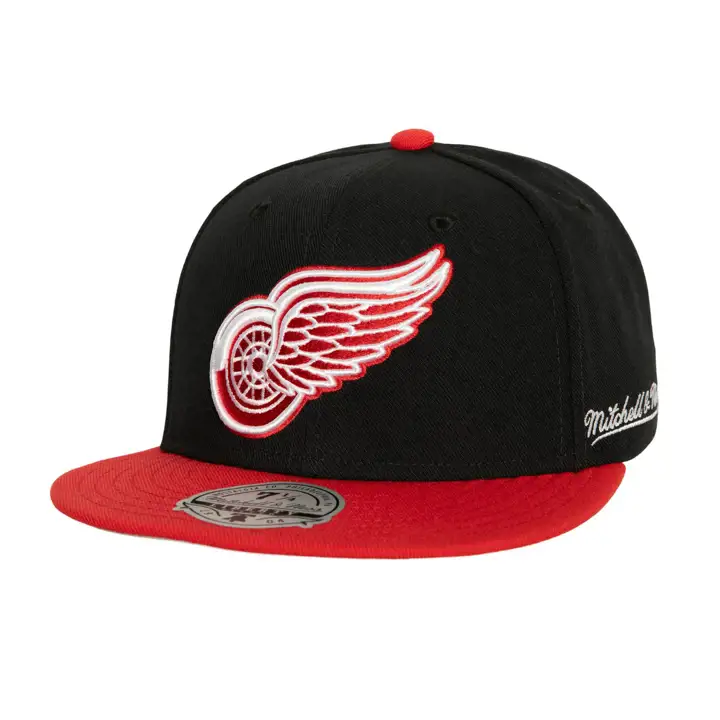 DETROIT RED WINGS MN LNH 2T AJUSTÉ NOIR/ROUGE