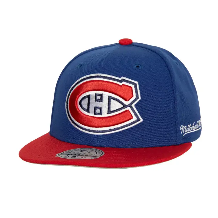CANADIENS DE MONTRÉAL MN LNH 2T AJUSTÉ BLEU/ROUGE