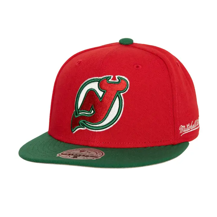 NEW JERSEY DEVILS MN LNH AJUSTÉE 2 T ROUGE/VERT