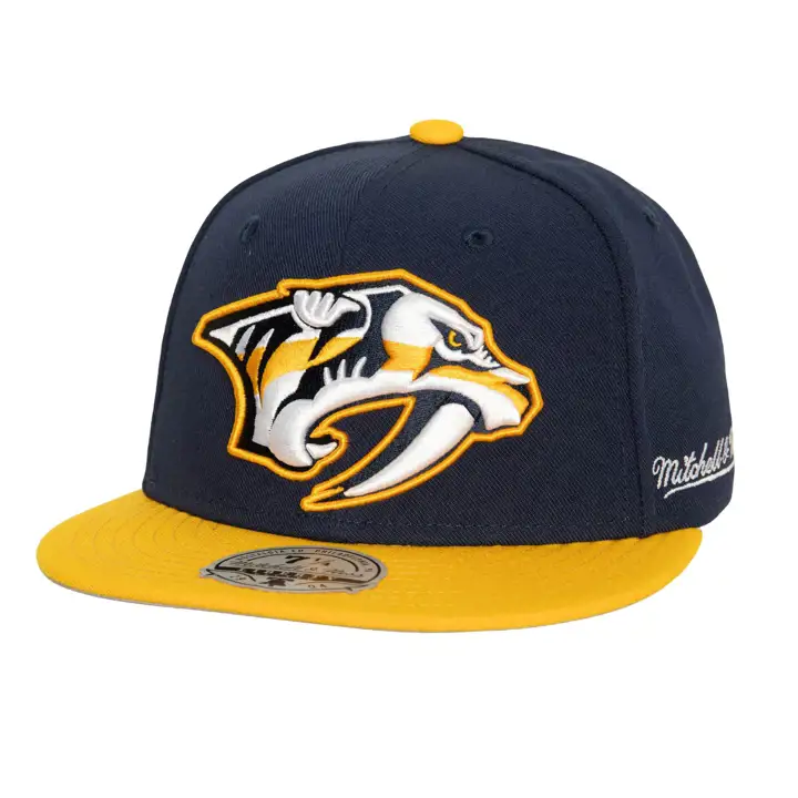 NASHVILLE PREDATORS MN NHL 2T FITTED MARINE/JAUNE