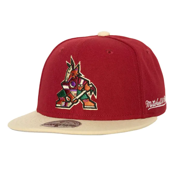 ARIZONA COYOTES MN LNH 2T AJUSTÉE Vintage MAR/BRUN