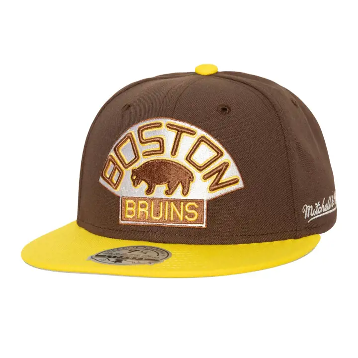 BOSTON BRUINS MN NHL 2T Ajusté Vintage BRN/YEL