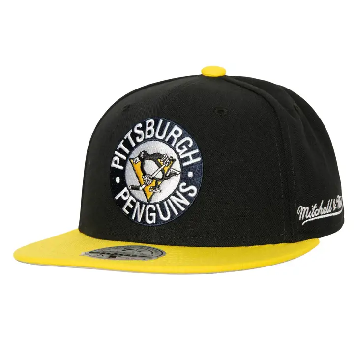 PITTSBURGH PENGUINS MN LNH 2T AJUSTÉ Vintage NOIR/JAU
