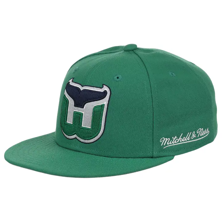 Casquette Ajustée Basique Vintage Hartford Whalers LNH Vert