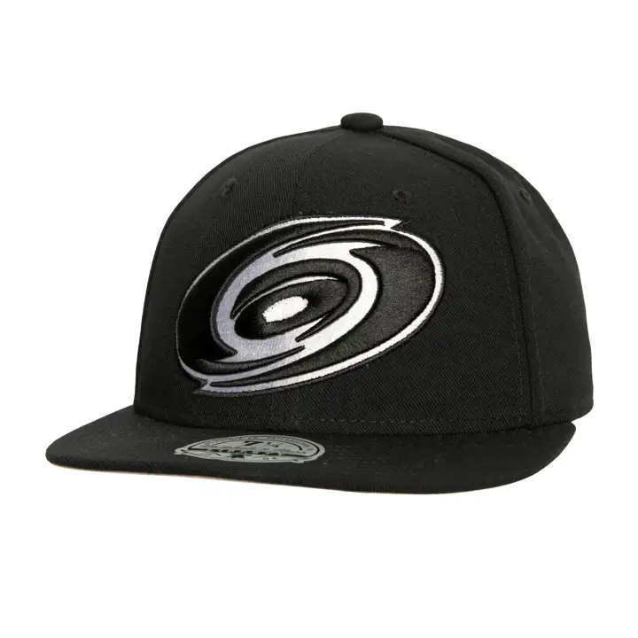 CAROLINA HURRICANES MN NHL BLK-WHT FITTED BLK/WHT